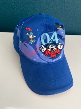 Walt Disney World Disneyland Resort Kids Hat 04’ 2004 Sorcerer Mickey